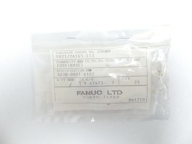 Fanuc A03B-0801-K102 Sicherung = 1 x A60L-0001-0046/2.0 - ungebraucht!