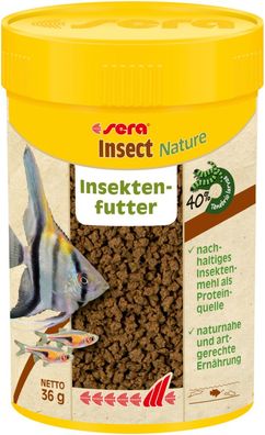 sera Insect Nature 100ml Futter Granulat