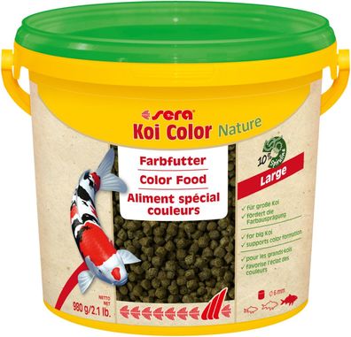 Sera Koi Color Nature Large 3800ml Futter für Koi ab 25cm Koifutter