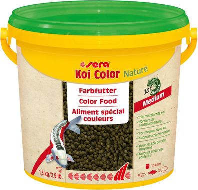 Sera Koi Color Nature Medium 3800ml Futter für Koi von 12-25cm Koifutter