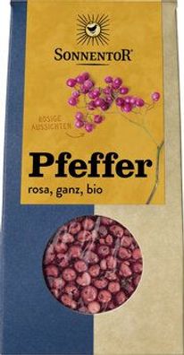 Sonnentor 3x Pfeffer rosa ganz, Packung 20g