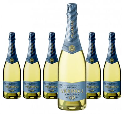 6 x González Byass Vilarnau Cava alkoholfrei