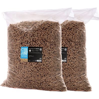 Holzpellets Pellets Kiefer 2 x 15kg Sackware 6mm für Pelletofen Kamin Ofen