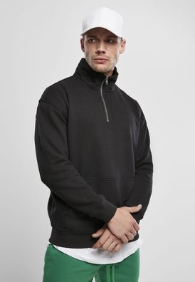 Urban Classics Sweatshirt Organic Basic Troyer Black