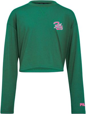 Fila Teens Mädchen Langarmshirt Trins Cropped Longsleeve Top Verdant Green