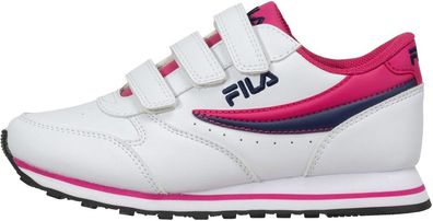 Fila Kinder Unisex Retro Laufschuh Low Orbit Kids White-Carmine