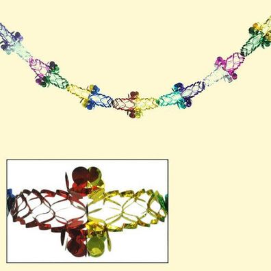Weinachtsgirlande aus Folie, 15 cm x 2,2 m