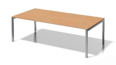 Bisley Cito Konferenztisch höhenverstellbar - 240 x 120 cm Meetingtisch XXL Schreibti