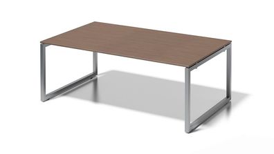 Bisley Cito Schreibtisch - 200 x120 cm Bürotisch XXL Chefschreibtisch in Nussbaum - G