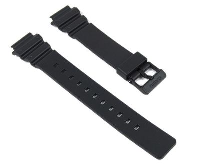 Casio Uhrenarmband 18mm Resin schwarz MRW-200H-1EVEF MRW-200