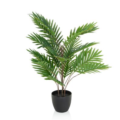 bümö plants Areca Kunstpflanze - Täuschend echte Goldfruchtpalme, geruchlose Premium