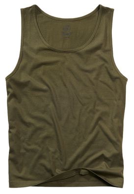 Brandit T-Shirt Tank Top in Olive