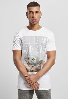 Merchcode T-Shirt Baby Yoda Good Side Tee Black