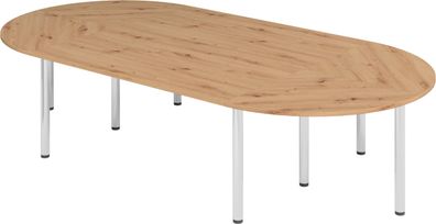 bümö Konferenztisch oval 320x160 cm großer Besprechungstisch in Asteiche, Besprechung