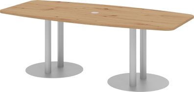 bümö Konferenztisch oval 220x103 cm großer Besprechungstisch in Asteiche, Besprechung