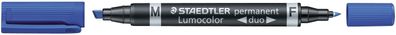 Staedtler® 348 B-3 Permanentmarker Lumocolor® duo - nachfüllbar, 0,6 mm und 1,5-4