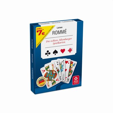 ASS 22570073 Spielkarten Doppelrommé (Leinenqualität, in Stülpschachtel)