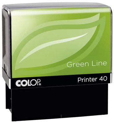 COLOP® 1084750002 Printer 40 Green Line - max . 6 Zeilen, 23 x 59 mm