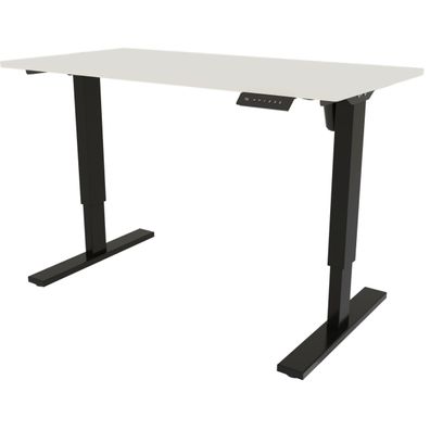 Bisley E-StarterTech elektrisch höhenverstellbarer Schreibtisch 160x60 cm in weiß - E