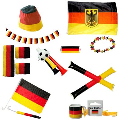 Deutschland Fan-Set 14-tlg. Fußball Set 12