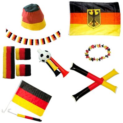 Deutschland Fan-Set 12-tlg. Fußball Set 13