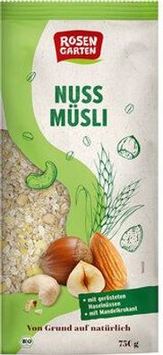 Rosengarten 6x Nuss-Müsli 750g