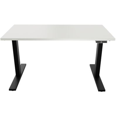 Bisley E-WonderTech elektrisch höhenverstellbarer Schreibtisch 160x60 cm in schwarz/w