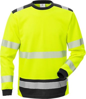 Fristads Warnschutz T-Shirt High Vis T-Shirt Langarm KL. 3 7724 THV Warnschutz-Gel