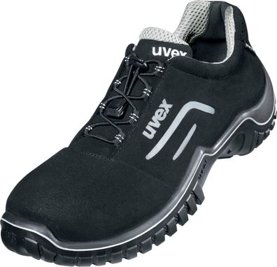 Uvex Motion Style Halbschuhe S2 69788 Schwarz, Silber (69788)