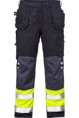 Fristads Flammschutz-Hose Flamestat High Vis Handwerkerhose Kl. 1 2074 ATHS Warnsc