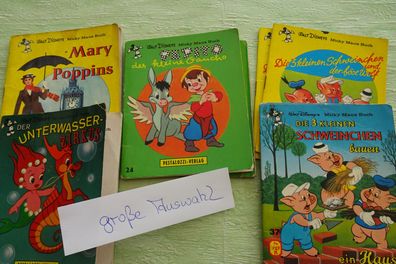 Pestalozzi ab 60er Jahre 3 kleinen Schweinchen Unterwasserzirkus Mary Poppins Pepito