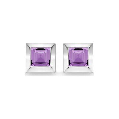 Quinn - Silberohrstecker mit Amethyst - 036810933