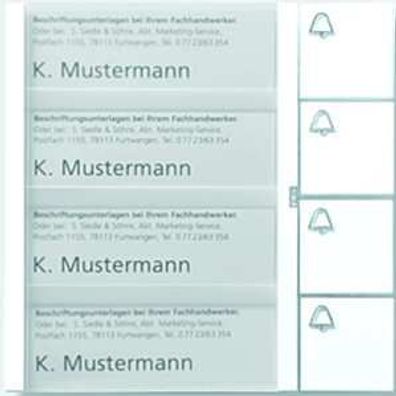 1St. Siedle BTM 650-04 SM Tasten-Modul 4 Ruftaste 200035743-00 BTM650-04SM