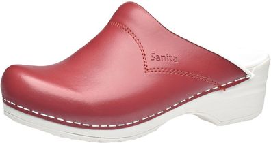 Sanita Clogs Herren Sandalen Pastel Red