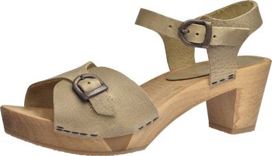 Sanita Damen Sandale Wood-Tiana Square Flex Sandal Nature