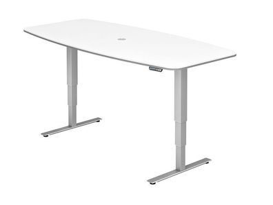 Büro Schreibtisch Stehtisch Konferenztisch höhenverstellbar 220x103/83 cm Modell