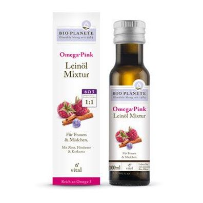 BIO Planète 6x Omega Pink Leinöl-Mixtur 0,1l