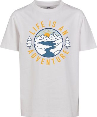 Mister Tee Kinder Kids Life Is An Adventure Tee White