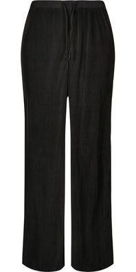 Urban Classics Damen Ladies Plisse Pants Black