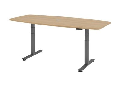 Büro Schreibtisch Stehtisch Konferenztisch höhenverstellbar 220x103/83 cm Modell