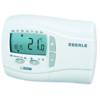 1St. Eberle INSTAT + 3r Uhrenthermostat Digital, Raumregler 7...32°C, 230V, 1We, pote