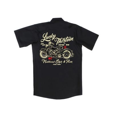 Lucky 13 Workshirt Vintage Iron Black