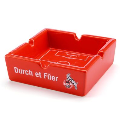 1. FC Köln Aschenbecher Durch et Fuer Fussball Rot