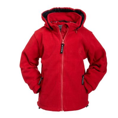 BMS Kinder Windsmoother Kids Kapuzen-Jacke Rot