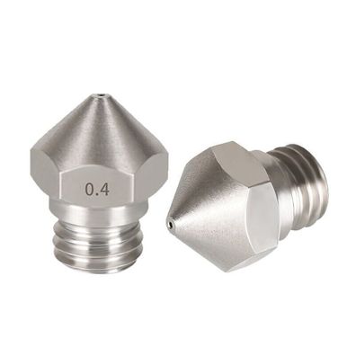 Mk10 Edelstahl Nozzle 0,4mm- M7 3D-Drucker Düse Hotends Extruder Dremel etc