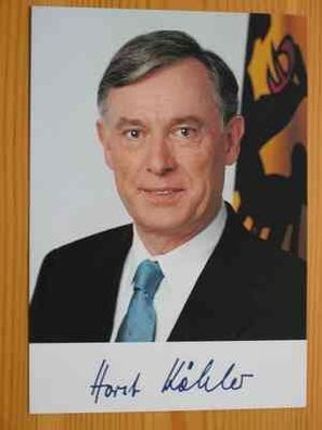 Bundespräsident Prof. Dr. Horst Köhler - Autogramm!!!