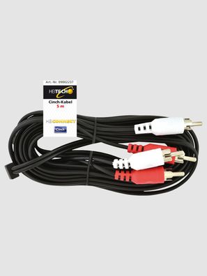 Cinch-Kabel 5m