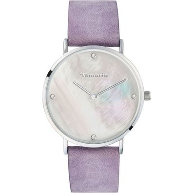 Tamaris - Armbanduhr - Damen - Anika - 40mm - TW012 - lila silber