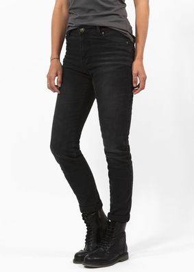 John Doe Motorrad Hose Pants Betty High Jeans Black