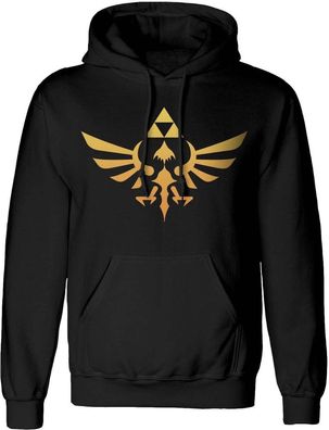 The Legend of Zelda Hyrule Logo Hoodie Black